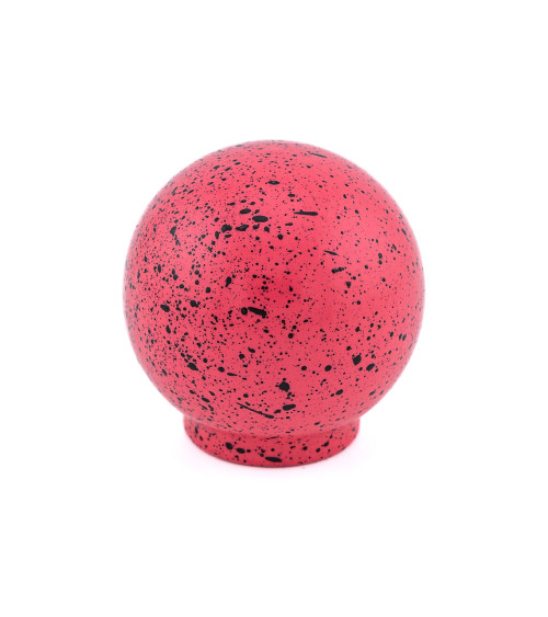 Pomo de mueble en madera de haya rosa oscuro y negro Mezcla