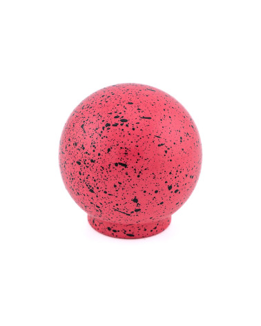 Pomo de mueble en madera de haya rosa oscuro y negro Mezcla