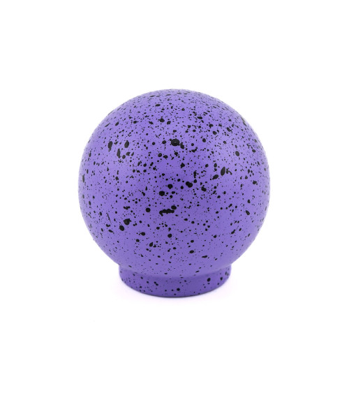 Pomo de mueble en madera de haya violeta y negro Mezcla