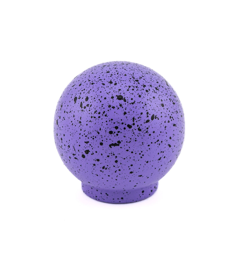 Pomo de mueble en madera de haya violeta y negro Mezcla