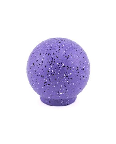 Pomo de mueble de madera de haya violeta y negro y blanco Mezcla