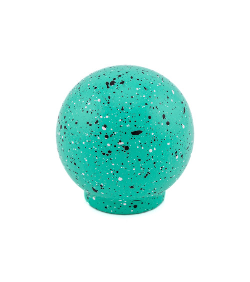 Tirador de mueble de madera de haya verde claro y negro y blanco Mezcla