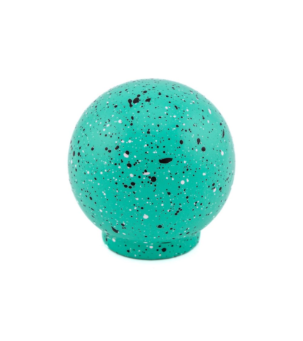 Tirador de mueble de madera de haya verde claro y negro y blanco Mezcla