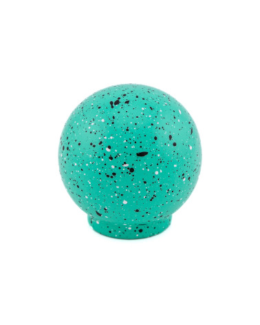 Tirador de mueble de madera de haya verde claro y negro y blanco Mezcla