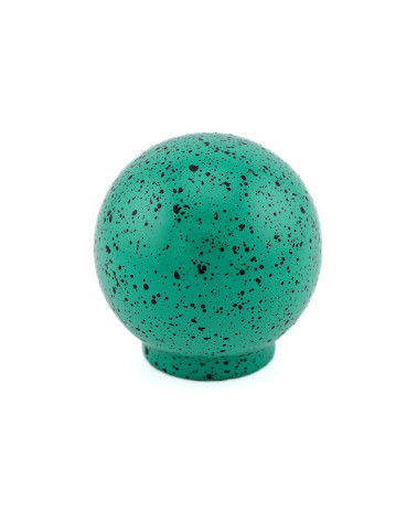 Pomo de mueble de madera de haya verde y negro Mezcla