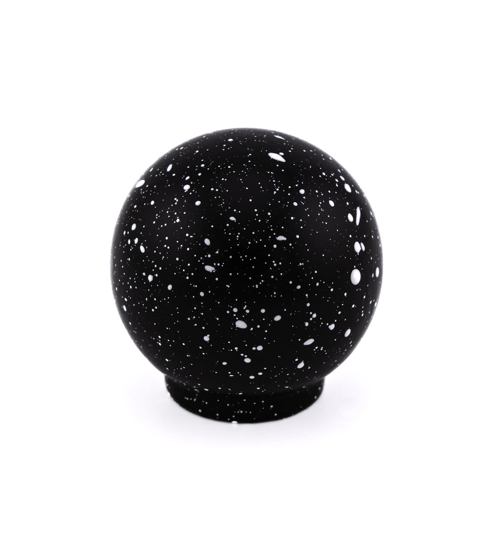 Tirador de mueble de madera de haya negro y blanco Mezcla