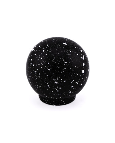 Tirador de mueble de madera de haya negro y blanco Mezcla