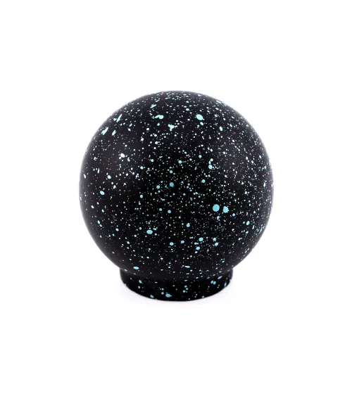 Tirador de mueble de madera de haya negro y azul claro Mezcla