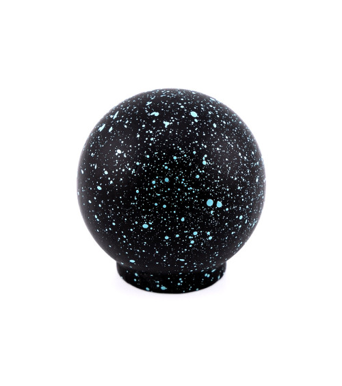 Tirador de mueble de madera de haya negro y azul claro Mezcla