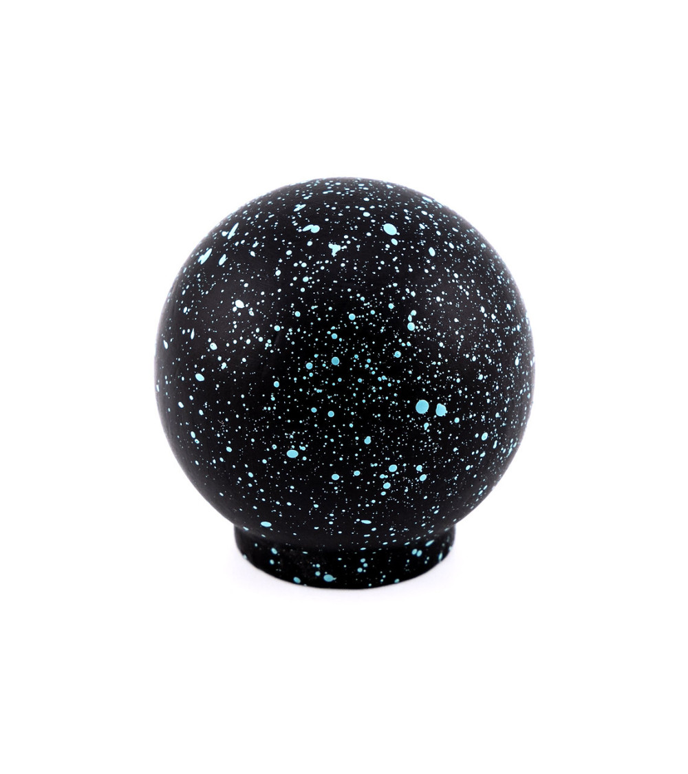 Tirador de mueble de madera de haya negro y azul claro Mezcla