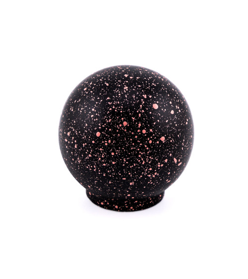 Pomo de mueble de madera de haya negro y rosa oscuro Mezcla