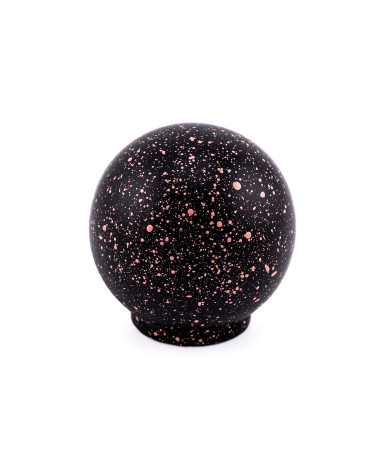 Pomo de mueble de madera de haya negro y rosa oscuro Mezcla