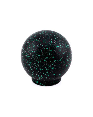 Pomo de mueble de madera de haya negro y verde Mezcla