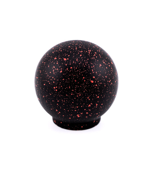 Pomo de mueble de madera de haya negro y rojo Mezcla