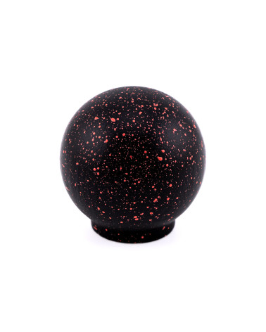 Pomo de mueble de madera de haya negro y rojo Mezcla