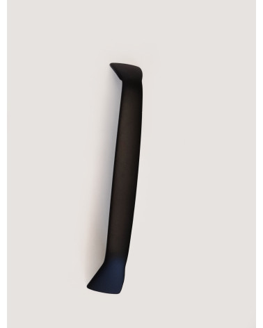 Tirador de mueble negro mate SONGO tirador de diseño visto desde arriba