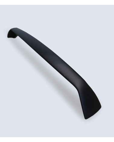 Tirador de mueble negro mate SONGO tirador de diseño vista de cerca