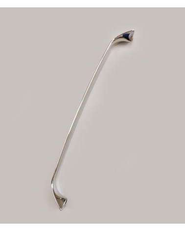 Tirador de mueble de acero inoxidable SONGO tirador de diseño vista de perfil