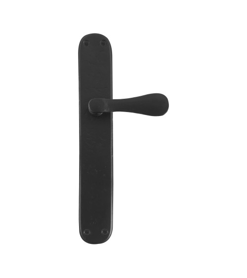 Manija de puerta negra en hierro 289 - manija de diseño