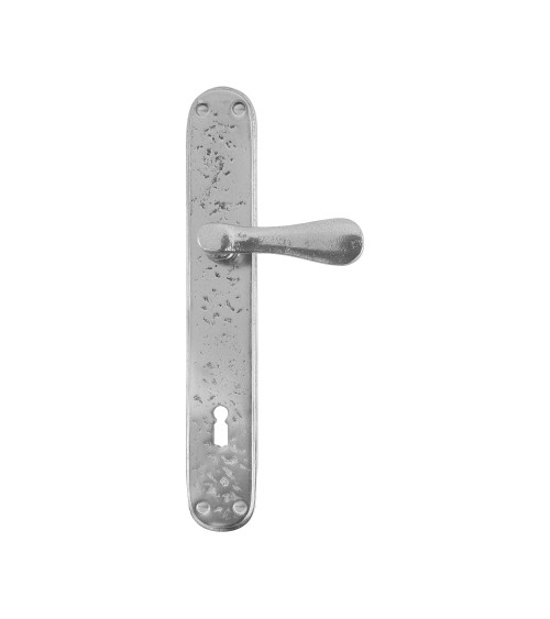Manija de puerta cromada en hierro 289 - manija de diseño