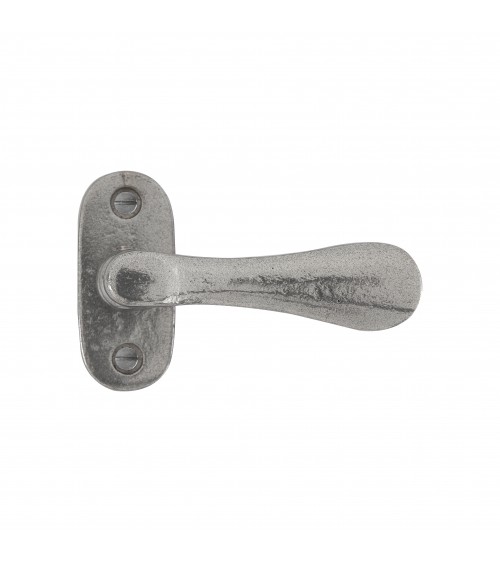 Manija de puerta retro - industrial en hierro 289 Oval - manija de diseño