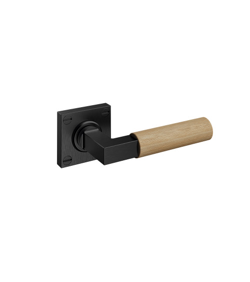 Manilla de puerta de madera Bauhaus - roble