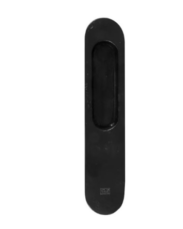 Pieza del tirador de puerta PSLD HIERRO ENVEJECIDO - NEGRO (VO)