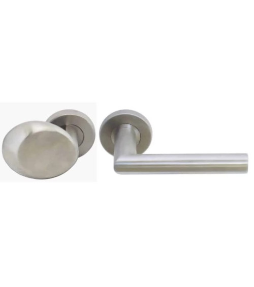 Conjunto de tiradores de rellano en inox para uso intensivo - modelo Altesse/Amande