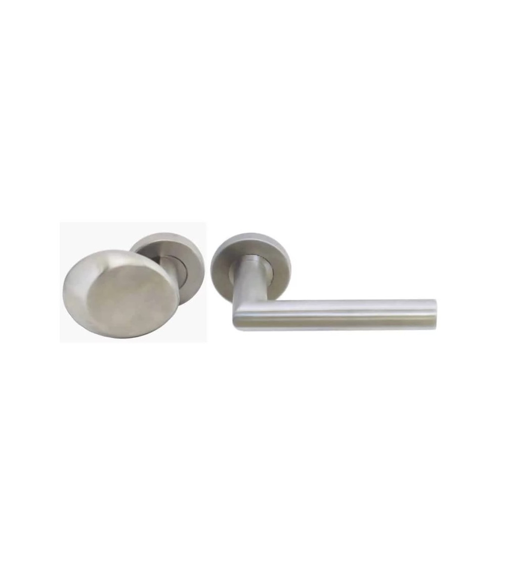 Conjunto de tiradores de rellano en inox para uso intensivo - modelo Altesse/Amande