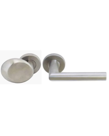 Conjunto de tiradores de rellano en inox para uso intensivo - modelo Altesse/Amande