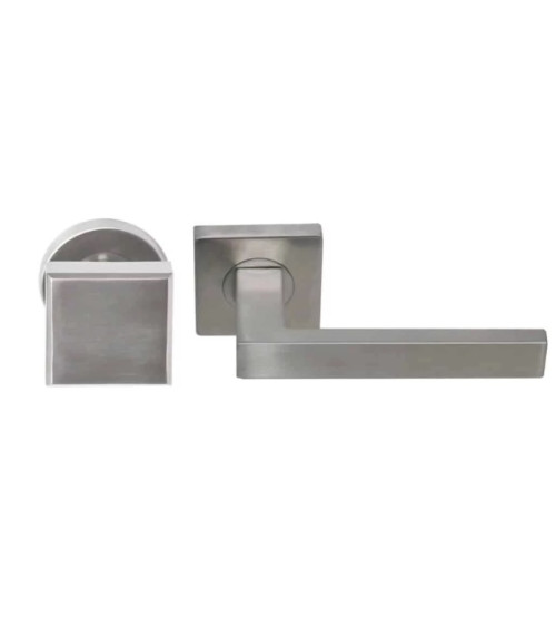 Conjunto de tiradores de rellano en inox macizo para uso intensivo - modelo Majestea/Quatre