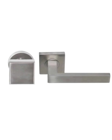 Conjunto de tiradores de rellano en inox macizo para uso intensivo - modelo Majestea/Quatre