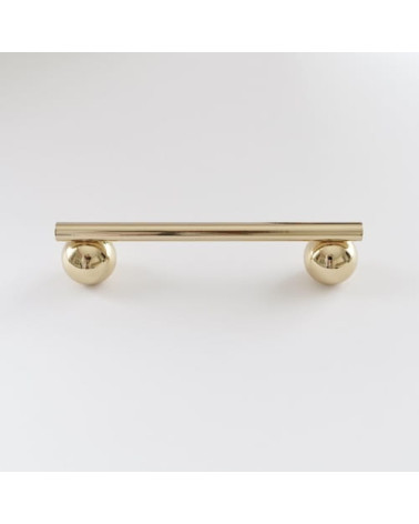 Tirador de mueble en latón brillante modelo 04