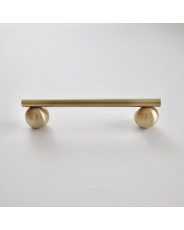 Tirador de mueble de latón cepillado modelo 04