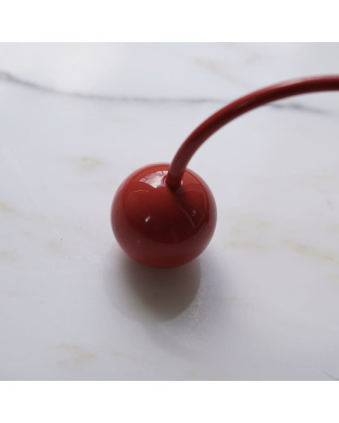 Tiradores de mueble de latón 10 ROJO