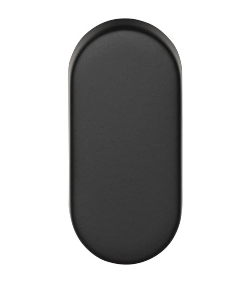 Roseta de puerta ovalada ciega para Formani Basics negra
