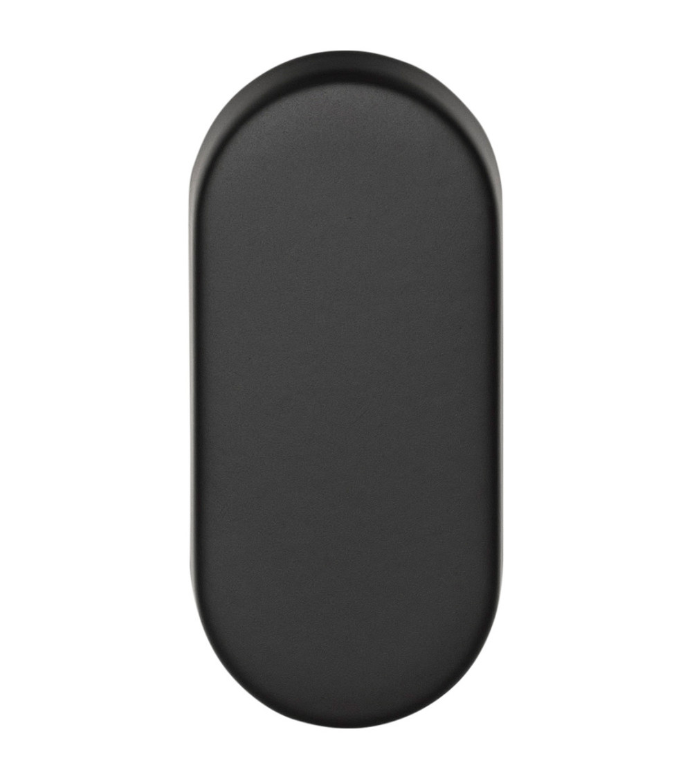 Roseta de puerta ovalada ciega para Formani Basics negra
