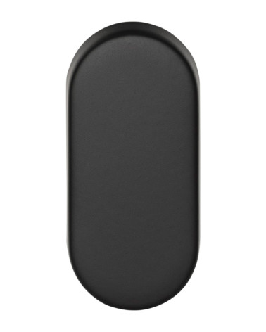 Roseta de puerta ovalada ciega para Formani Basics negra