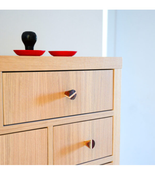 copia de Botón de mueble INALY 2 de madera
