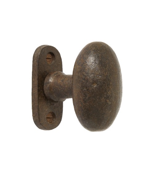 Botón de puerta óxido de hierro 1020 - tirador de diseño