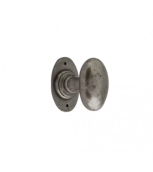 Botón de puerta cromado de hierro 1020 - tirador de diseño