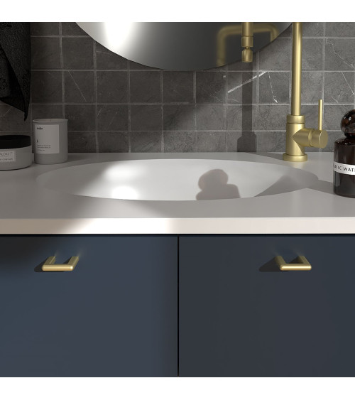Tirador de mueble dorado mate NOX diseño