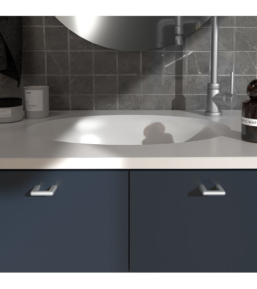 Tirador de mueble cromo satinado NOX tirador de diseño