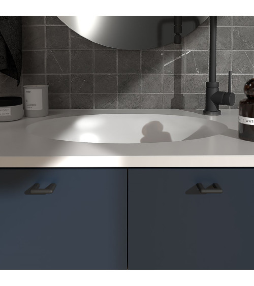 Tirador de mueble negro mate NOX tirador de diseño