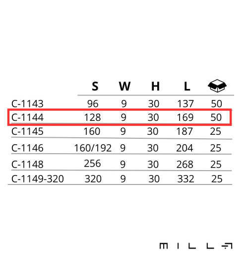 Tirador de mueble cromo pulido TECHNO tirador de diseño