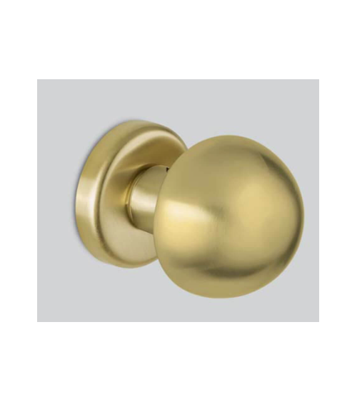 Tirador de puerta fiss 50 en acabado dorado satinado