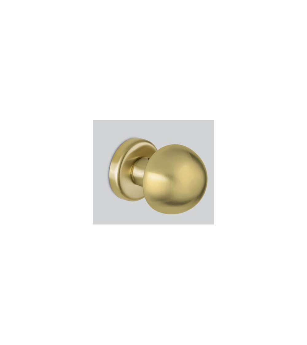 Tirador de puerta fiss 50 en acabado dorado satinado