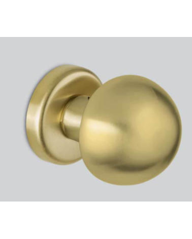 Tirador de puerta fiss 50 en acabado dorado satinado