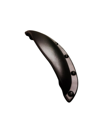 Tirador de mueble negro mate ASHEMA tirador de diseño vista lateral