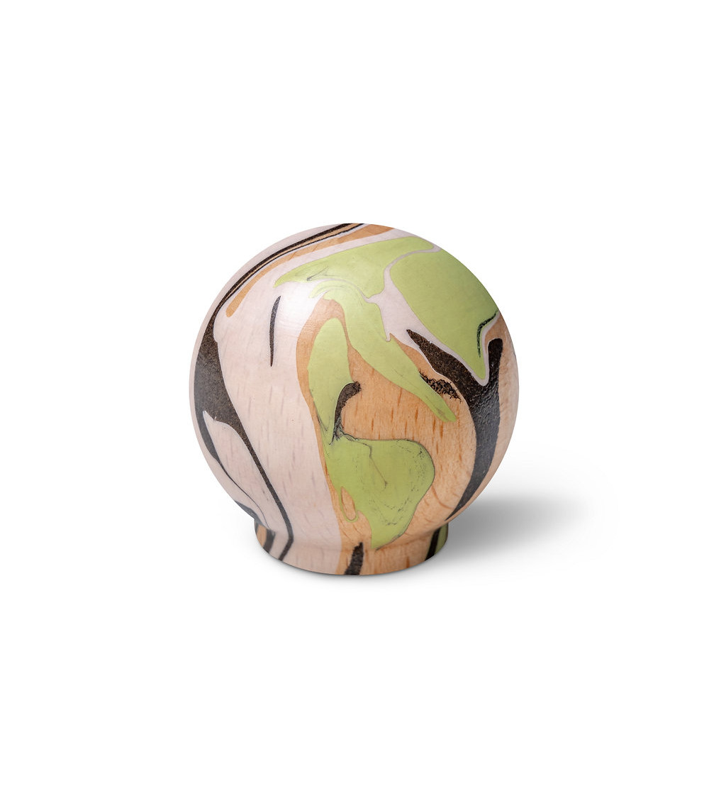 Botón de mueble de madera de haya Réséda